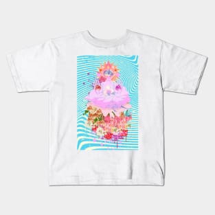 PSYCHEDELIC BOUQUET Kids T-Shirt